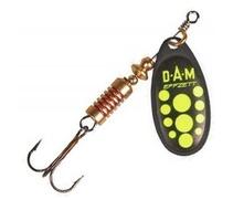 Блесна вращающаяся DAM FZ Standard Spinner #2 4g S Black Yellow, фото 