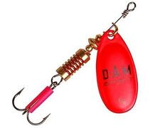 Блесна вращающаяся DAM FZ Fluo Spinner #1 3g S Red, фото 