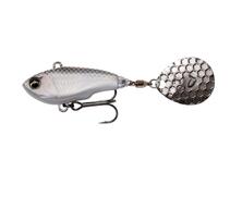 Тейл спиннер SAVAGE GEAR Fat Tail Spin 6.5cm 16g Sinking, White Silver, фото 