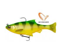 Приманка мягкая SAVAGE GEAR 3D Roach Pulsetail 10cm 17.5g S Firetiger 2pcs, фото 
