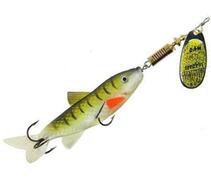 Блесна вращающаяся DAM FZ SPINNER MINNOW Gold/Green 3g , фото 