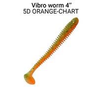 Мягкая приманка CRAZY FISH Vibro Worm 4'' 75-100-5d-6, фото 