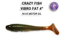 Мягкая приманка CRAZY FISH Vibro fat 4" 14-100-14-6, фото 