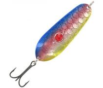 Блесна колебающаяся KUUSAMO RASANEN Pearl 70/20 GL/BLU/R/Ye-S,UV, фото 