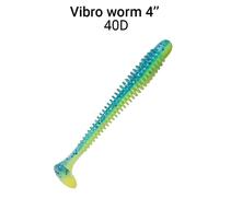 Мягкая приманка CRAZY FISH Vibro Worm 4'' 75-100-40d-6, фото 