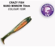 Мягкая приманка CRAZY FISH Nano Minnow 2.8" 53-70-133R-7, фото 