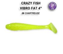 Мягкая приманка CRAZY FISH Vibro fat 4" 14-100-6-6, фото 