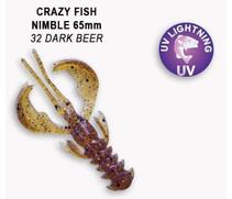 Мягкая приманка CRAZY FISH Nimble 2.5" 44-65-32-6, фото 