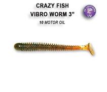 Мягкая приманка CRAZY FISH Vibro worm 3" 11-75-10-6, фото 
