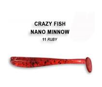 Мягкая приманка CRAZY FISH Nano Minnow 1.6" 6-40-11-6, фото 
