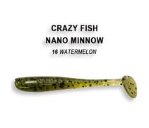 Мягкая приманка CRAZY FISH Nano Minnow 2.2" 22-55-16-6, фото 