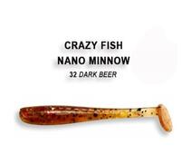 Мягкая приманка CRAZY FISH Nano Minnow 2.2" 22-55-32-6, фото 