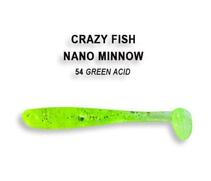 Мягкая приманка CRAZY FISH Nano Minnow 1.6" 6-40-54-6, фото 