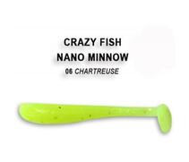 Мягкая приманка CRAZY FISH Nano Minnow 2.2" 22-55-6-6, фото 