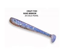Мягкая приманка CRAZY FISH Nano Minnow 2.2" 22-55-25-6, фото 