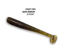 Мягкая приманка CRAZY FISH Nano Minnow 2.2" 22-55-26-6, фото 