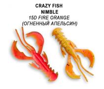 Мягкая приманка CRAZY FISH Nimble 1.6" 49-40-15d-6, фото 