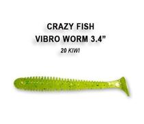 Мягкая приманка CRAZY FISH Vibro worm 2" 3-50-20-6, фото 