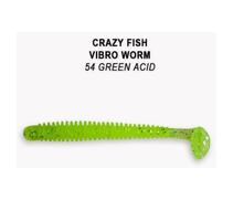 Мягкая приманка CRAZY FISH Vibro worm 2" 3-50-54-6, фото 