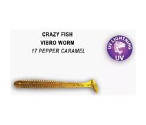 Мягкая приманка CRAZY FISH Vibro worm 2" 3-50-17-6, фото 