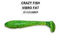 Мягкая приманка CRAZY FISH Vibro fat 2.7" 1-71-23-6, фото 