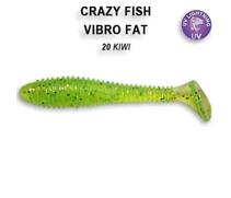 Мягкая приманка CRAZY FISH Vibro fat 2.7" 1-71-20-6, фото 