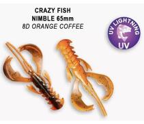 Мягкая приманка CRAZY FISH Nimble 2.5" 44-65-8d-6, фото 