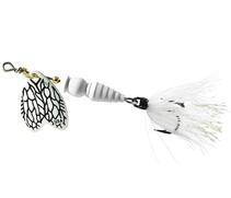 Блесна вращающаяся Mepps BUG, 1, White Miller, Цвет: White Miller, Вес блесны (г): 4, фото 