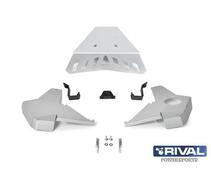 КОМПЛЕКТ НАКЛАДКА БАМПЕРА И ЗАЩИТА ДНИЩА ДЛЯ СНЕГОХОДОВ RM VECTOR 551I/551 (ПОЛНЫЙ КОМПЛЕКТ) RIVAL, фото 