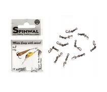 Застежка Spinwal Micro Snap with swiwel 10pcs, фото 