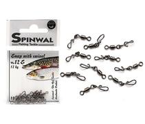 Застежка Spinwal Snap with swivel size 12S 10pcs su, фото 