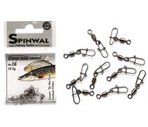 Застежка Spinwal Snap with swivel size 16 10pcs, фото 