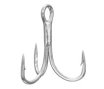 Крючки тройные Vanfook DT-58S, #1, Silver, фото 
