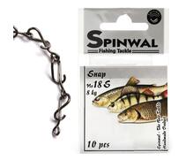 Застежка Spinwal Snap size 18S 8kg 10pcs, фото 