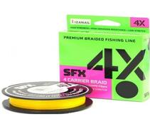 Леска плетеная SUFIX SFX 4X Braid Hot Yellow 135m 0.235mm 13.6kg, фото 