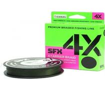 Леска плетеная SUFIX SFX 4X Braid Low Vis Green 135m 0.285mm 18.0kg, фото 