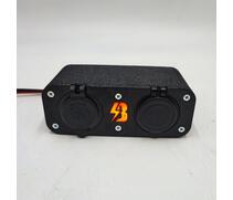 Выносной блок USB и розетка 12v провод 1,5 метра BatteryCraft, фото 