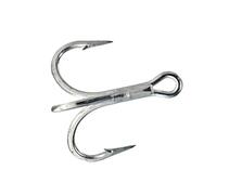 Крючки тройные Vanfook Predator Treble 3X Strong DT-68S, Silver, #2, Размер: 2, фото 