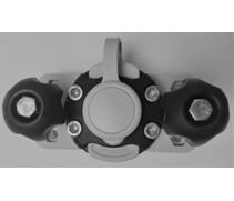Основание горизонтальное SEA-PRO для Т-паза белый/черный, Расцветка: белый/черный, фото 