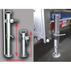 Опорная стойка D57 (телескопическая) в сборе с хомутом, фото 