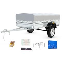 Прицеп для автомобиля Титан 2513 борт 30 тент 300, фото 