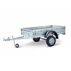 ПРИЦЕП КМЗ КЛАССИКА ПЛЮС 7194 В1 без тента колесо 13, фото 