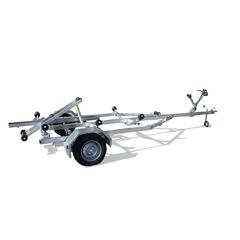 Прицеп лодочный одноосный ЛАВ 81014A (ролики) Вектор, фото 