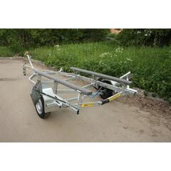 Прицеп лодочный одноосный ЛАВ 81014АВ (ложементы) Вектор, фото 