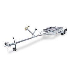 Прицеп лодочный двухосный ЛАВ 81014B (ложементы) Вектор, фото 