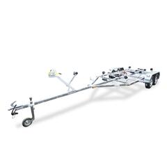 Прицеп лодочный двухосный ЛАВ 81014B (ролики) Вектор, фото 