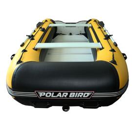 Надувная лодка Polar Bird 385M NEW Merlin Кречет (стеклокомпозит) черный/желтый, Расцветка: черный/желтый, фото 