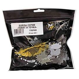 LION BAITS Бойлы 20мм "Глория" 400гр (клубника - купаж 2 видов), Цвет: бордовый, Диаметр (мм): 20, фото 