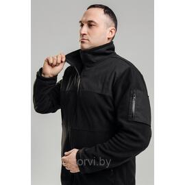 Байка DEFENDR-2 Bay из флиса с отделкой, р S черный, Цвет: черный, Размер: S, фото 