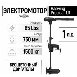 Электромотор лодочный Haswing Protruar 1.0 12V 65 lbs (75 см.), фото 